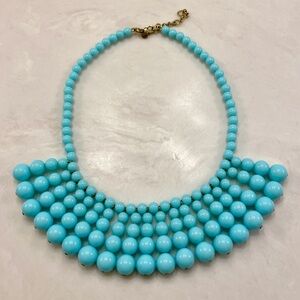 J. Crew Factory
 Aqua Statement Necklace